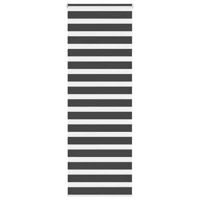 Vidaxx store enrouleur zèbre 85x230 cm largeur de tissu 80,9 cm noir