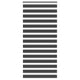 Vidaxl Zebra Rouleau aveugle 105x230 cm Largeur de tissu 100,9 cm noir