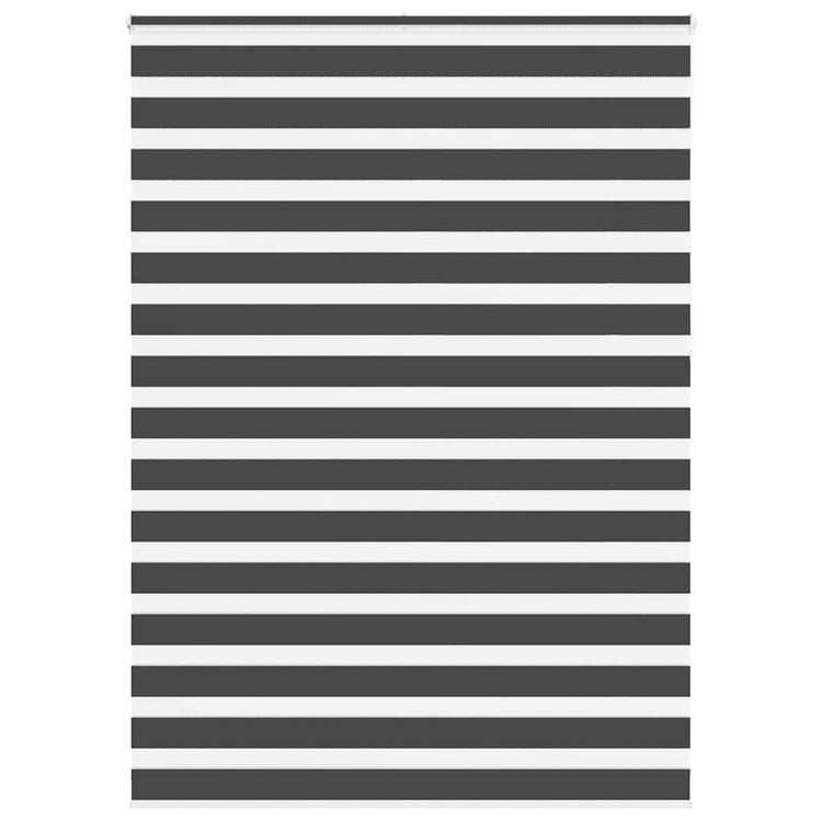 Vidaxl Zebra Rouleau aveugle 160x230 cm Largeur de tissu 155,9 cm noir