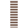 Vidaxl Zebra Rouleau aveugle 50x100 cm Largeur de poussière 45,9 cm Brun polyester