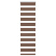 Vidaxl Zebra Rouleau aveugle 50x100 cm Largeur de poussière 45,9 cm Brun polyester