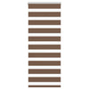 Vidaxl Zebra Rouleau aveugle 60x100 cm Largeur de poussière 55,9 cm Brun polyester