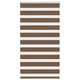 Vidaxl Zebra Rouleau aveugle 85x100 cm Largeur de poussière 80,9 cm Brun polyester