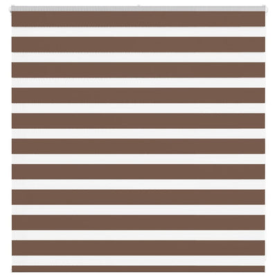 Vidaxl Zebra Rouleau aveugle 150x100 cm Largeur de poussière 145,9 cm Brown en polyester