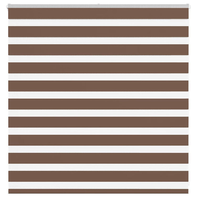 Vidaxl Zebra Rouleau aveugle 150x100 cm Largeur de poussière 145,9 cm Brown en polyester