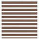 Vidaxl Zebra Rouleau aveugle 150x100 cm Largeur de poussière 145,9 cm Brown en polyester