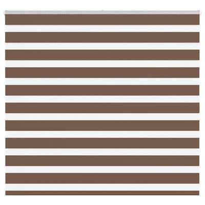 Vidaxl Zebra Rouleau aveugle 160x100 cm Largeur de poussière 155,9 cm Brun polyester