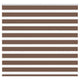 Vidaxl Zebra Rouleau aveugle 160x100 cm Largeur de poussière 155,9 cm Brun polyester