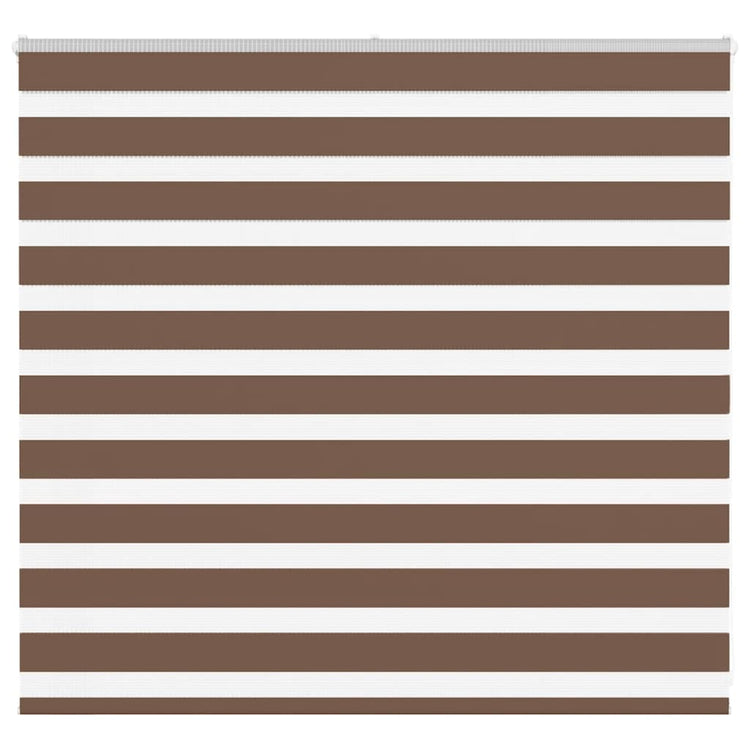 Vidaxl Zebra Rouleau aveugle 165x100 cm Largeur de poussière 160,9 cm Brown en polyester