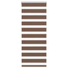 Vidaxl Zebra Rouleau aveugle 55x150 cm Largeur de poussière 50,9 cm Brun polyester