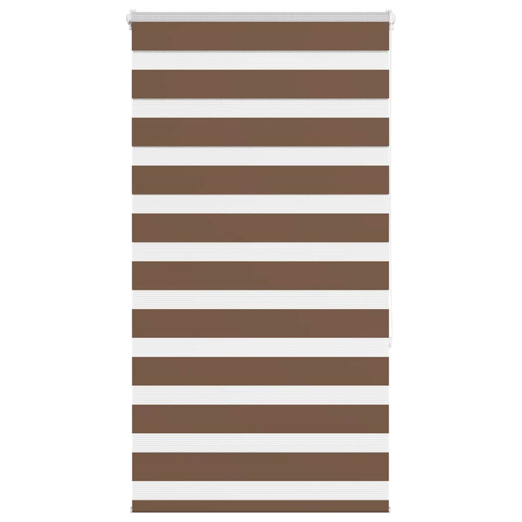 Vidaxl Zebra Rouleau aveugle 70x150 cm Largeur de poussière 65,9 cm Brun polyester
