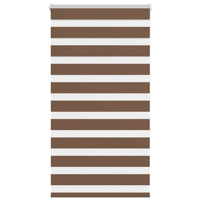 Vidaxl Zebra Rouleau aveugle 70x150 cm Largeur de poussière 65,9 cm Brun polyester