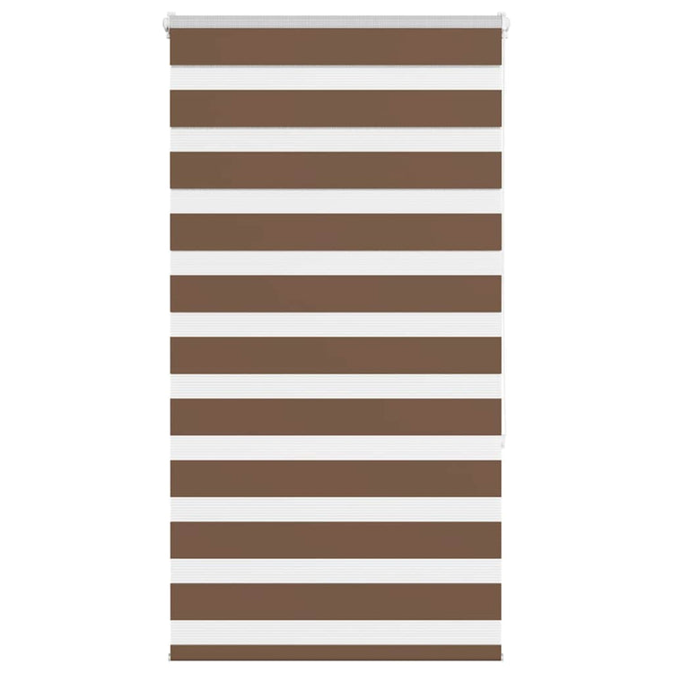 Vidaxl Zebra Rouleau aveugle 70x150 cm Largeur de poussière 65,9 cm Brun polyester