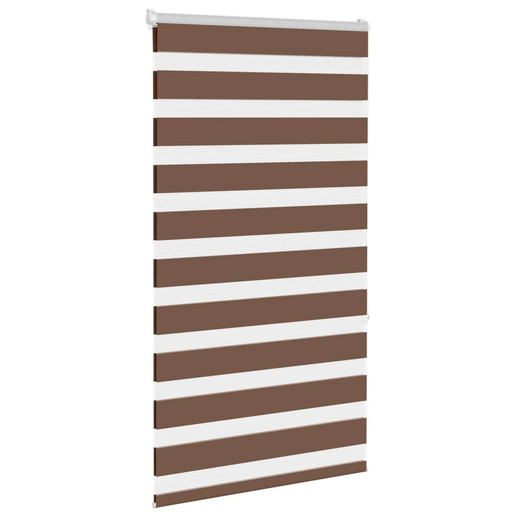 Vidaxl Zebra Rouleau aveugle 70x150 cm Largeur de poussière 65,9 cm Brun polyester