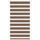 Vidaxl Zebra Rouleau aveugle 80x150 cm Largeur de poussière 75,9 cm Brun polyester