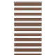Vidaxl Zebra Rouleau aveugle 90x150 cm Largeur de poussière 85,9 cm Brun polyester
