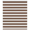 Vidaxl Zebra Rouleau aveugle 125x150 cm Largeur de tissu 120,9 cm Brun polyester