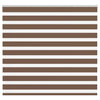 Vidaxl Zebra Rouleau aveugle 155x150 cm Largeur de tissu 150,9 cm Brown en polyester