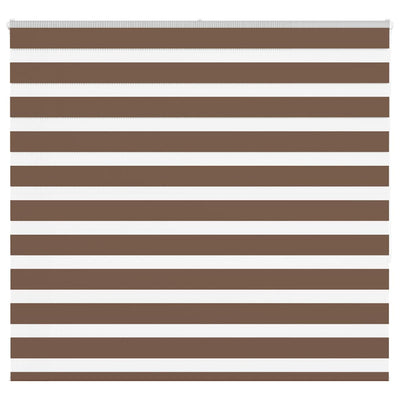 Vidaxl Zebra Rouleau aveugle 160x150 cm Largeur de poussière 155,9 cm Brun polyester