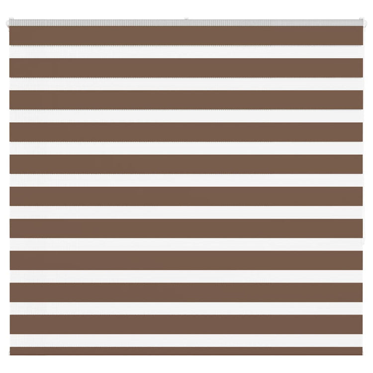 Vidaxl Zebra Rouleau aveugle 160x150 cm Largeur de poussière 155,9 cm Brun polyester