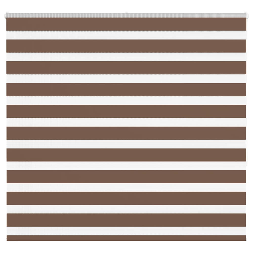 Vidaxl Zebra Rouleau aveugle 165x150 cm Largeur de poussière 160,9 cm Brown en polyester