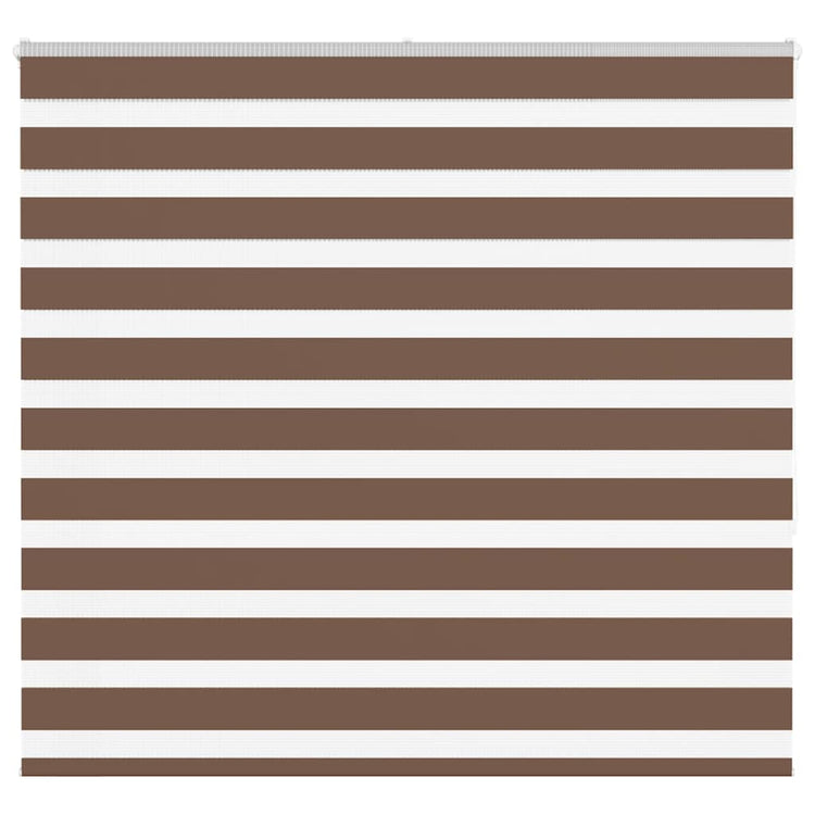 Vidaxl Zebra Rouleau aveugle 165x150 cm Largeur de poussière 160,9 cm Brown en polyester