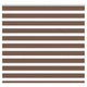 Vidaxl Zebra Rouleau aveugle 165x150 cm Largeur de poussière 160,9 cm Brown en polyester