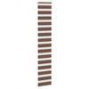 Vidaxl Zebra Rouleau aveugle 50x200 cm Largeur de poussière 45,9 cm Brun polyester