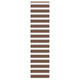 Vidaxl Zebra Rouleau aveugle 60x200 cm Largeur de poussière 55,9 cm Brun polyester
