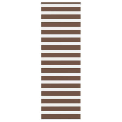 Vidaxl Zebra Rouleau aveugle 70x200 cm Largeur de poussière 65,9 cm Brun polyester