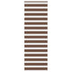 Vidaxl Zebra Rouleau aveugle 75x200 cm Largeur de poussière 70,9 cm Brown en polyester