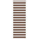Vidaxl Zebra Rouleau aveugle 80x200 cm Largeur de poussière 75,9 cm Brun polyester