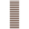 Vidaxl Zebra Rouleau aveugle 90x200 cm Largeur de poussière 85,9 cm Brun polyester