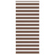 Vidaxl Zebra Rouleau aveugle 95x200 cm Largeur de tissu 90,9 cm Brun polyester