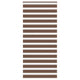 Vidaxl Zebra Rouleau aveugle 105x200 cm Largeur de tissu 100,9 cm Brun polyester
