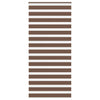Vidaxl Zebra Rouleau aveugle 110x200 cm Largeur de poussière 105,9 cm Brun polyester