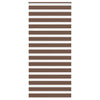 Vidaxl Zebra Rouleau aveugle 115x200 cm Largeur de poussière 110,9 cm Brown en polyester