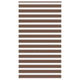 Vidaxl Zebra Rouleau aveugle 135x200 cm Largeur de poussière 130,9 cm Brun polyester