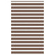 Vidaxl Zebra Rouleau aveugle 145x200 cm Largeur de poussière 140,9 cm Brown en polyester