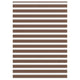 Vidaxl Zebra Rouleau aveugle 160x200 cm Largeur de poussière 155,9 cm Brun polyester