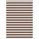 Vidaxl Zebra Rouleau aveugle 165x200 cm Largeur de tissu 160,9 cm Brun polyester