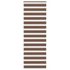 Vidaxl Zebra Rouleau aveugle 70x230 cm Largeur de poussière 65,9 cm Brun polyester