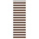 Vidaxl Zebra Rouleau aveugle 75x230 cm Largeur de tissu 70,9 cm Brun polyester