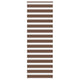 Vidaxl Zebra Rouleau aveugle 80x230 cm Largeur de poussière 75,9 cm Brun polyester