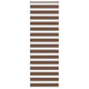 Vidaxl Zebra Rouleau aveugle 85x230 cm Largeur de tissu 80,9 cm Brun polyester