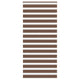 Vidaxl Zebra Rouleau aveugle 105x230 cm Largeur de tissu 100,9 cm Brun polyester