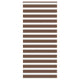 Vidaxl Zebra Rouleau aveugle 115x230 cm Largeur de tissu 110,9 cm Brown en polyester