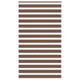 Vidaxl Zebra Rouleau aveugle 125x230 cm Largeur de tissu 120,9 cm Brun polyester