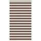 Vidaxl Zebra Rouleau aveugle 130x230 cm Largeur de tissu 125,9 cm Brown en polyester