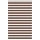 Vidaxl Zebra Rouleau aveugle 140x230 cm Largeur de tissu 135,9 cm Brown en polyester
